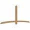Ekena Millwork Bellingham Timber Gable Bracket, Western Red Cedar, 108"W x 45"H x 3 1/2"D x 3 1/2"F, 10/12 Pitch GBW108X45X0404BEL00SWR - alternate 5